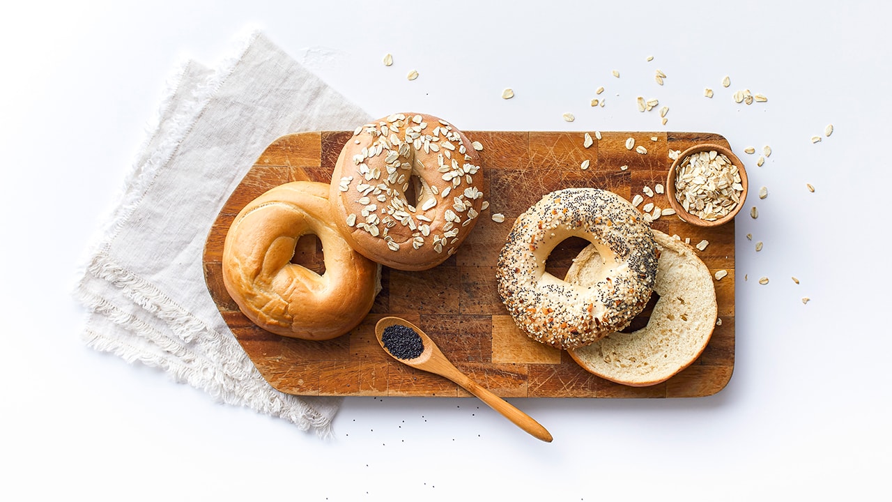 Bagels on board.